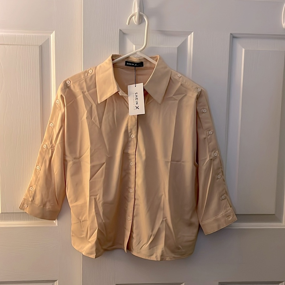 SHEIN button down collared shirt // size medium